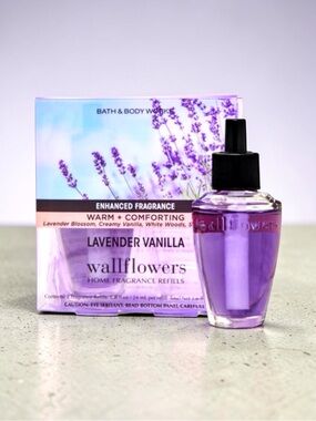 Bath & Body Works Wallflower Refills Lavender Vanilla 2 Pack Refill Nwt